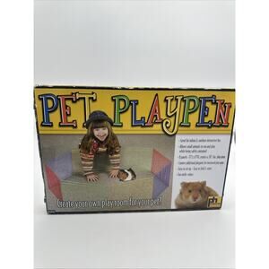Pet Playpen Small Colorful Metal Playpen